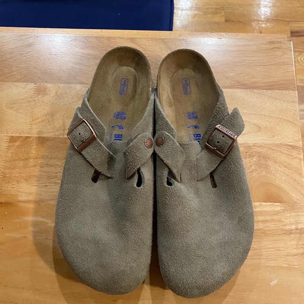 Birkenstock Boston Soft Footbed Size 43 (US 10-10.5), Worn 3x